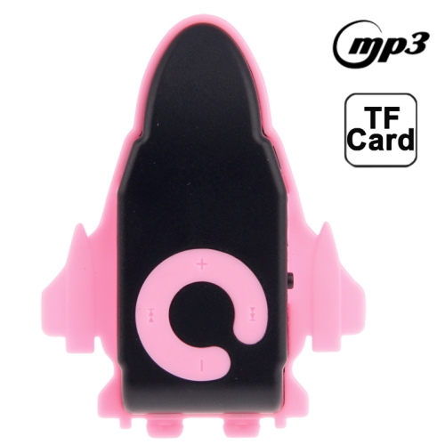 Portable Mini Plane MP3 Music Speaker with TF Card Slot (Pink) - Click Image to Close